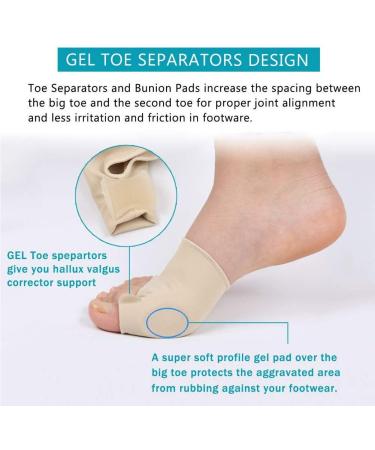 WeTest Bunion Relief Kit for Hallux Valgus & Hammer Toe - Toe Separators, Spacers, Straighteners - Surgery Treatment Aid - Corrector Relief Sleeves - Buy Online on GoSupps.com