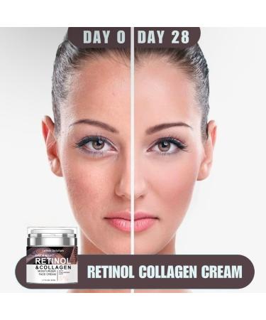 LeSkin Solution Collagen Retinol & Hyaluronic Acid Cream - Anti-Aging Face Moisturizer for Face Neck & D collet - Daily Moisturizer Face Cream - 1.7 fl.oz. - Buy Online on GoSupps.com
