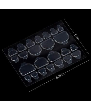 Beaupretty Nail Glue Tapes - 10 Leaves Clear Self-Adhesive Double-Sided Nail Sticker Tool for Manicure & Toenail Tips - Buy Online on GoSupps.com