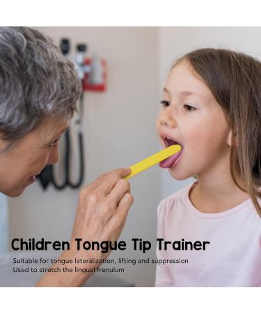 Horpere Tongue Trainer for Children | Safe & Portable Mouth Muscle Trainer | Strengthen Tongue & Mouth | Optimal Language Development Tool (Yellow) - Buy Online on GoSupps.com