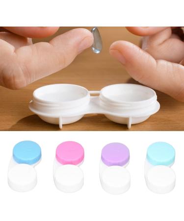 Buy Eco-Friendly Portable Contact Lens Case - Small Travel Eye Case in Multiple Colors - Premium Plastic for Home & Travel - Buy Online on GoSupps.com