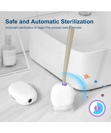 ELMWAY UV Sanitizer Toothbrush Case Portable Mini Toothbrush Holder Rechargeable Toothbrush Cover Sterilizing for Home and Travel Fits All Toothbrushes for Electric and Manual (White) Sterilize S-white - Buy Online on GoSupps.com