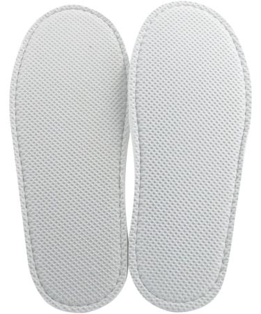 Jomix Unisex Washable Terry Hotel Slippers - 2 Pairs of Rustchfeste Bathing Shoes (36/37 EU X-Schmal White) - Perfect for Travel & Guests - Buy Online on GoSupps.com