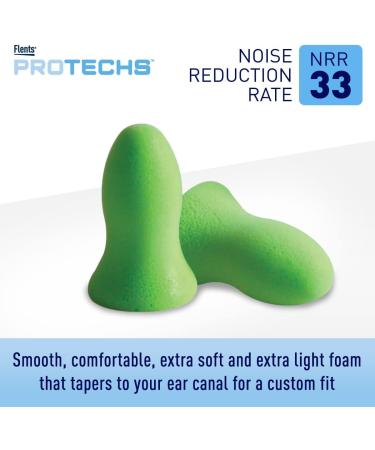 Flents Quiet Contour Ear Plugs - 10 Pair Pack (x6) | NRR 33 | Made in the USA | International Shipping Available - Buy Online on GoSupps.com