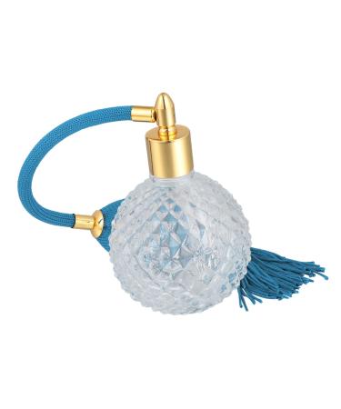 Housoutil 1pc Air Bag Perfume Bottle Pump Retro Decor Perfume Vintage Crystal Mini Perfumes Empty Perfume Sprayer Mini Spray Bottle Essential Oil Bulb Glass Accessories Travel Brew 10.5X7.6CM Transparent