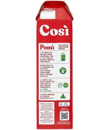  Italian Gourmet E.R. 3 POMI' tomato purees in 1 kg Brik+ Italian Gourmet Polpa 400 g - Buy Online on GoSupps.com