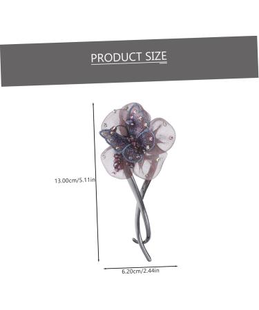 Beaupretty Rhinestones Hair Barrette headgear french barrette clips butterfly clips catch clips rhinestones bow butterfly french clips make up cloth steamed stuffed bun Make Up Hair Clips - Buy Online on GoSupps.com