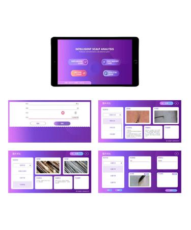 Hair Follicle Detector Analyzer - Wireless AI 5X to 200X for Salon Use | International Shipping - Buy Online on GoSupps.com