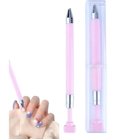 Nail Art Drill Pencil for Nails | Rhinestone Art Portable Dotting Nail Too for Home Travel Business Trip Apartment Pink - Buy Online on GoSupps.com