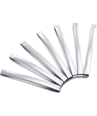 20PC Silver Hair Clips for Women - French Barrettes Mini Hair Extensions & Creaseless Accessories - Buy Online on GoSupps.com