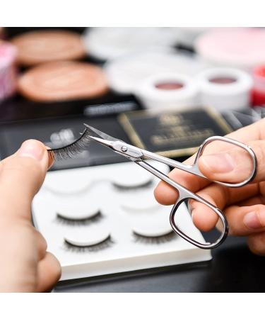 JARVISTAR Extra Fine Small Nail Scissors - Stainless Steel Cuticle Manicure Pedicure Grooming Tool for Women - Fingernail, Toenail, Eyelash, Eyebrow, Dry Skin - Curved Blade 3.66 Inch - Buy Online on GoSupps.com