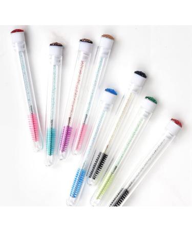 Dajidafu 5 Pieces Portable Eyelash Brush with Tube Single Use Eyebrow Eyelashes Brushes Makeup Tool Cosmetic Beauty Supplies Red Type 2 - Buy Online on GoSupps.com