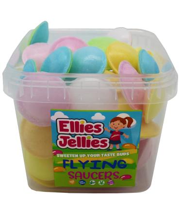 Ellies Jellies Flying Saucers 86g Square Tub