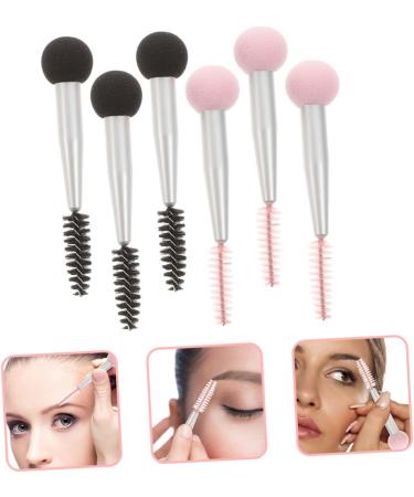 BELLIFFY 6pcs Sponge Makeup Brush Travel Makeup Eye Shadow Brush Makeup Sponge Brush Makeup Make up Sponge Brush Makeup Tool Makeup Double Head Brush Eyebrow Sponge Brush Mascara - Buy Online on GoSupps.com