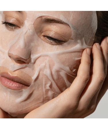 DAY+ | Anti-Fatigue Cotton Mask | Brightens the complexion Awakens & Revives radiance | Corrects hyperpigmentation | Caffeine Phytosph rix Lemon Vit. C | 98% natural ingredients | Pack of 3 masks - Buy Online on GoSupps.com