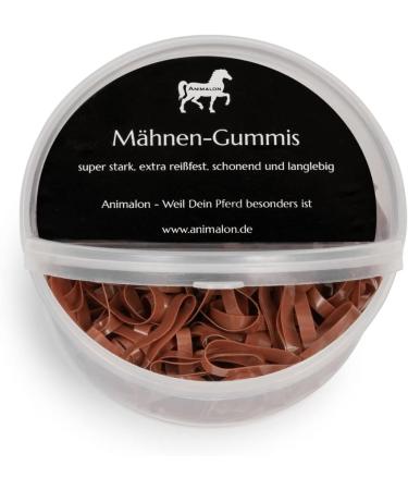 Animalon Mane Gum for Horses | Tear-Resistant Silicone Mane Accessories | 300 Pieces | Ideal for Horse Hairstyles and Grooming - Buy Online on GoSupps.com