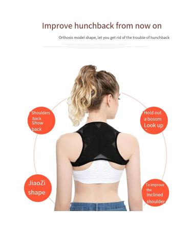 Back Brace Posture Corrector for Women Men - Adjustable Back Shoulder Posture Corrector Body Wellness Posture Corrector Upper Back Support Brace for Adults Spine Back Straightener lofty ambition A L - Buy Online on GoSupps.com