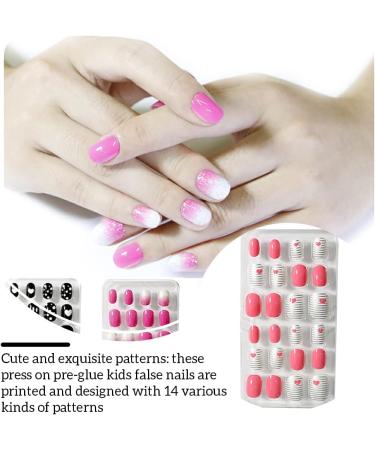 Dajidafu 1 Set Children Nails Medium Length Files Square Style Matte Solid Color Art Decals Beauty Tool Salon Supplies Puerile Six - Buy Online on GoSupps.com