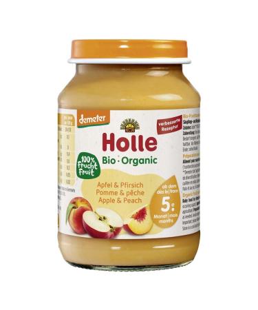 HOLLE BABYFOOD Set of 6 Demeter Apple & Peach Glasses 190g
