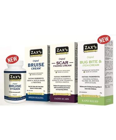 Zax's Original Bruise Cream - Arnica & Witch Hazel Blend for Rapid Bruise Relief - 2 Pack 28g - Buy Online on GoSupps.com