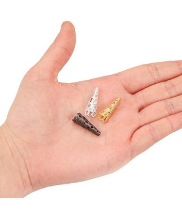 50pcs Multicolor Bugle Cone Bead Caps Crystal Pendant End Caps for DIY Jewelry Making Supplies - Buy Online on GoSupps.com