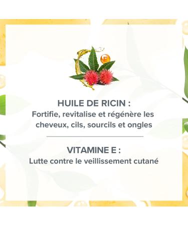 EVOLUDERM - Pure Castor Oil - Vegetable Oil - Hair Nails Eyelashes and Eyebrows - 100 ml - 100% Natural Origin - Vegan - Made in France - Buy Online on GoSupps.com