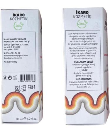 IKARO Anti-Aging Restorative Moisturizing Serum Muscle Strengthening Facial Symmetry Correction Reduces Sagging & Wrinkles - Buy Online on GoSupps.com