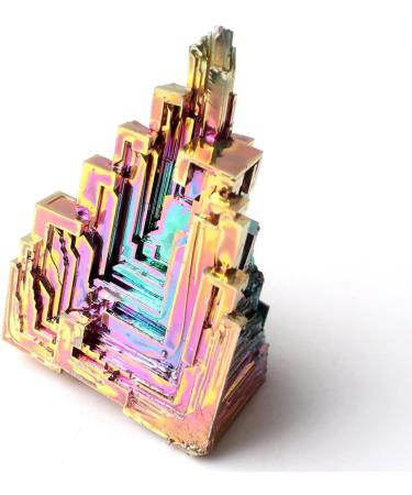 Natural Crystal Rough 1 Piece Rainbow Bismuth Metal Specimen Colorful Cluster Home DecorStones (Color : 31-40g) (Color : 51-60g) - Buy Online on GoSupps.com