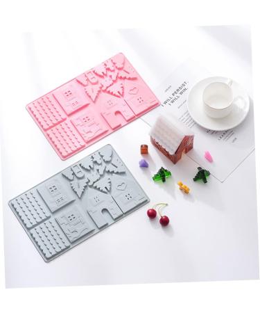 Cabilock Gingerbread House Mould 6 Pcs Cake Baking Tools Silicone Molds Candy Making Form Silicone Baking Mold Dessert Household - Buy Online on GoSupps.com