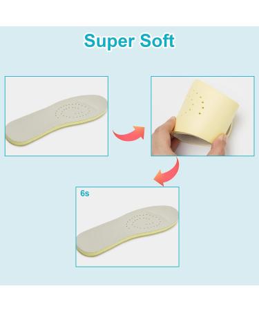 Yolopark Men's Loafer & Casual Shoes Insoles - EVA Foam Inserts for Comfort & Fit - Lightweight & Thin | Size 11 - Buy Online on GoSupps.com