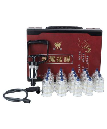 Cupping jars set cupping cup traditional Chinese cupping tool set Qi- and body circulation swelling and pain relief promotion of the meridian liability removal of colds