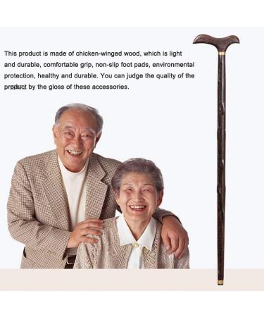 Wooden Crutches with Curved Handles Chicken Wings Wooden Elderly Crutches Wooden Crutches WoodenCanes for Men and Women Decorate Lucky Star - Buy Online on GoSupps.com