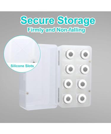 APDTEK Insulin Vial Storage Box Holder for Fridge - 8 Slots Diabetic Case Organizer - Travel-friendly Protector for 5ML-15ML Injection Vials (White) - Buy Online on GoSupps.com