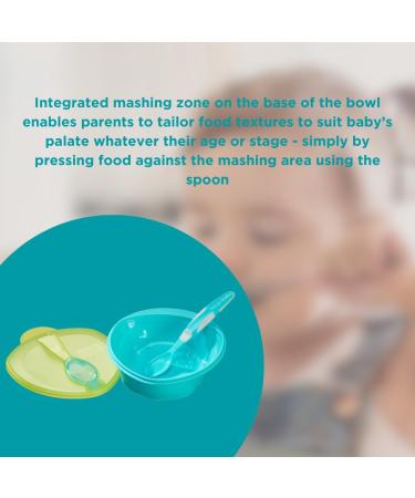 Vital Baby Nourish Scoop Feeding Set with Weaning Spoon | Baby Led Weaning Bowl & Spoon | Leak-Proof & BPA Free - Buy Online on GoSupps.com