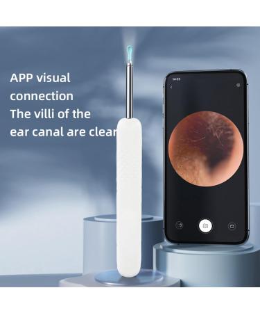 Wireless Ear Wax Removal Tool with 1080p Camera & 6 LED Lights - Waterproof Safe Ear Cleaner (White) - International Shipping Available - Buy Online on GoSupps.com