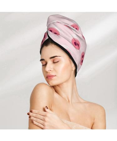 Buy Cute Pig Nose Hair Towel Wrap - Fast Drying Towel Turban for Quick Hair Drying | International Shipping Available - Buy Online on GoSupps.com