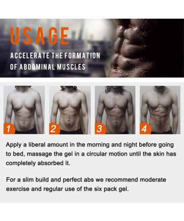 2-Pack Abdominal Cream Men Abdominal Muscle Cream Anti Cellulite Slimming Eight-Pack abs Fat Burning Cream abs Muscle Stimulator Cream Remove Fat Cells Firm and Tone Abdominal Muscles - Buy Online on GoSupps.com