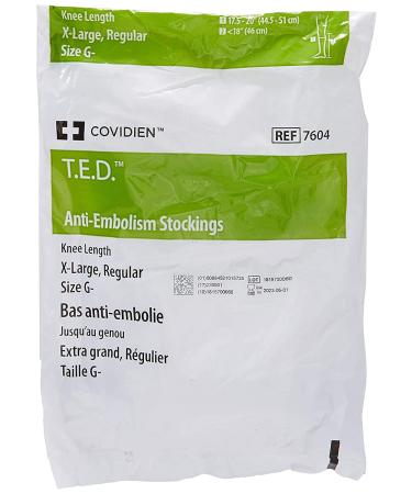 TED STOCKING KNEE XLG REGULAR (PR)