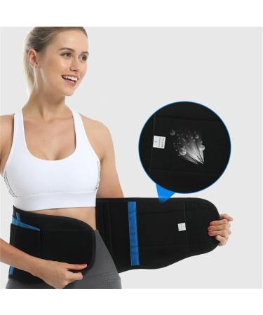 Back Support Back Brace Lumbar Support Elastic Back Lumbar Brace Support Belt Orthopedic Posture Corrector Lower Back Waist Back Support Belt(Black X-Large) X-Large Black - Buy Online on GoSupps.com