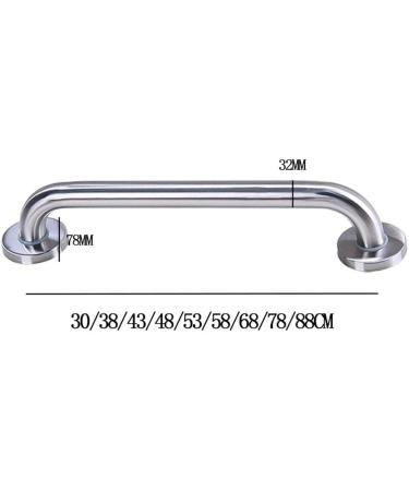 Bathroom Grab Bar Shower Handrails Safety Support Rails Bathtub erly Toilet Handicapped Bathing Handrails (Color : 58cm) (53cm) - Buy Online on GoSupps.com