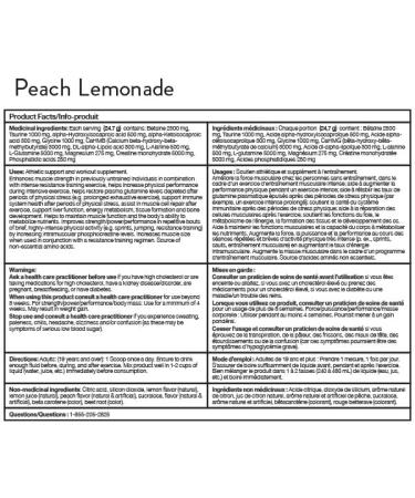 Bucked Up ALLBULK NO BLOAT Lean Muscle Mass Gainer ZERO Calorie 30 Servings Peach Lemonade - Buy Online on GoSupps.com