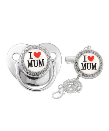 Romida baby pacifier nipple baby soft pacifier baby pacifier newborn dummy pacifier day & night pacifier bpa-free pacifier made of silicone silver m