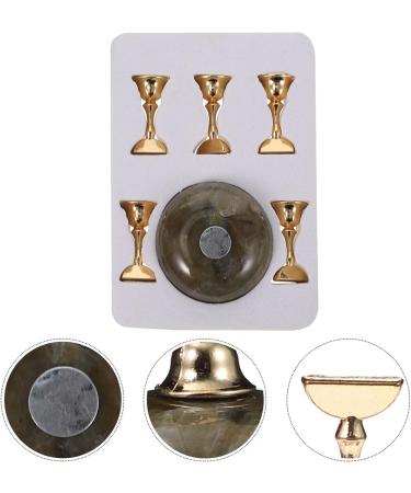 Ipetboom 1 Set Manicure Practice Base Nail Stands for False Nails Nail Display Stand Nail Tip Stand Base Manicure Training Holder Nail Stand Display Resin Practice Supplies Acrylic 3.5x3.5cm Black - Buy Online on GoSupps.com