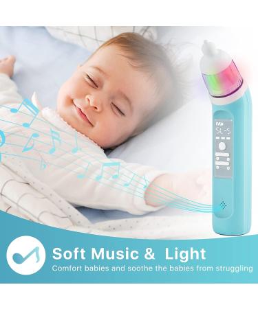 NZBOMU Baby Nasal Aspirator - Electric Nose Suction with 3 Silicone Tips | Rechargeable, 5 Levels of Suction, Music & Light - Buy Online on GoSupps.com