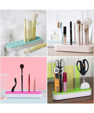 GORGECRAFT Silicone Makeup Brush Holder Organizer - Purple | Multipurpose Cosmetic Storage Box for Sewing Craft Tools - Buy Online on GoSupps.com