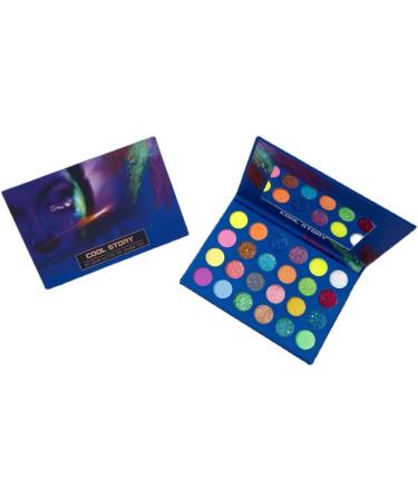 24-Color Luminous Eyeshadow Palette Stage Nightclub Children's Performance Makeup Beads Matte Fluorescent - Buy Online on GoSupps.com