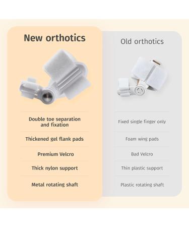 Bunion Corrector for Kids - Adjustable Orthopedic Toe Straightener & Splint for Hallux Valgus Relief (1 Pair - Buy Online on GoSupps.com