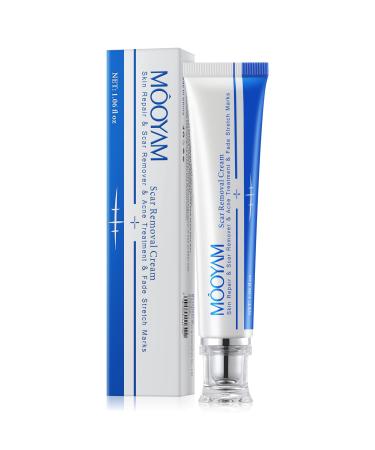 Tamoskiny Scar Removal Cream Acne Scar Cream Rapid Repair Scar Cream for Acne Surgery Injury Burns Suitable for All Skin Types 30gram