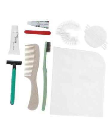 Healeved 1 set The daily requirements personal travel utensils toothbrush cleaning set hotel toilet article hotel equipment mass disposable -kit travel fabric