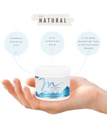MagneSoothe Topical Magnesium Body Balm - 2 oz Jar 2 Ounce (Pack of 1) - Buy Online on GoSupps.com